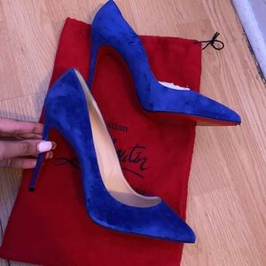 Women’s Christian Louboutin Suede So Kate’s so 10.5